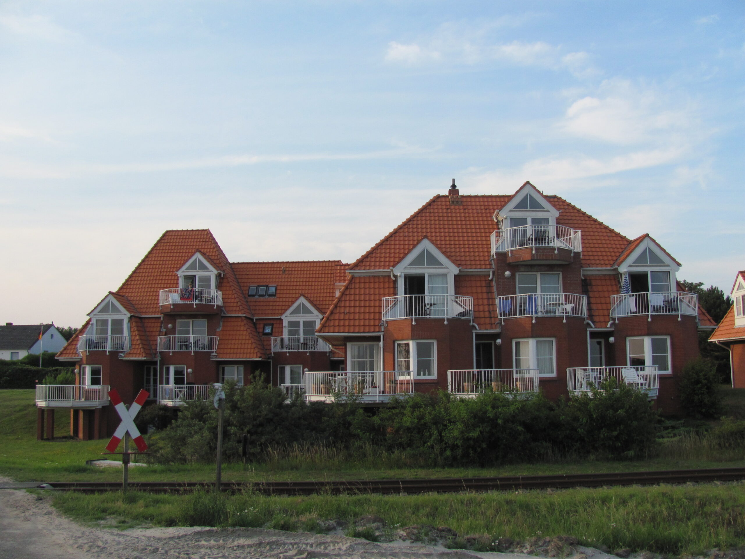 Hausansicht Lagune am Wattenmeer